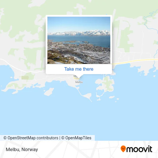 Melbu map