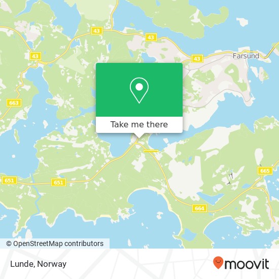 Lunde map