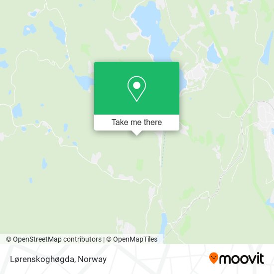 Lørenskoghøgda map