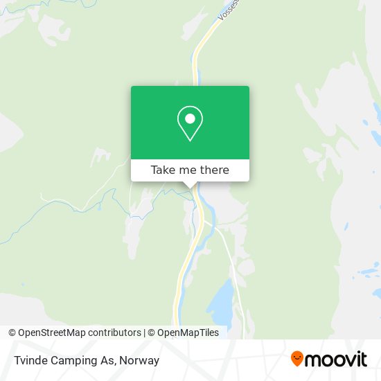 Tvinde Camping As map