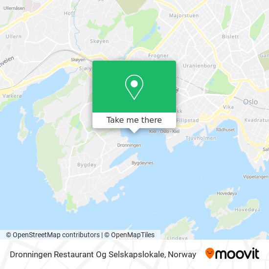 Dronningen Restaurant Og Selskapslokale map