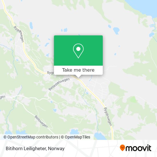 Bitihorn Leiligheter map