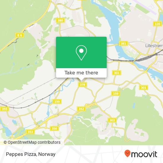 Peppes Pizza map