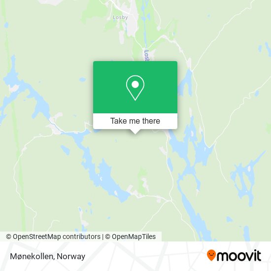 Mønekollen map