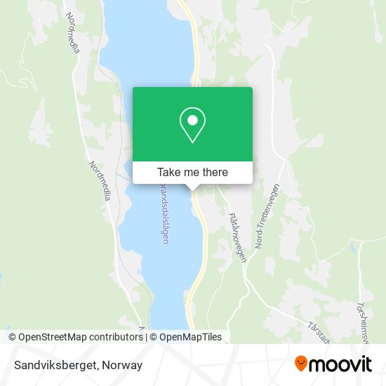 Sandviksberget map