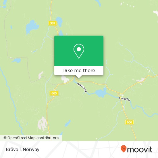 Bråvoll map