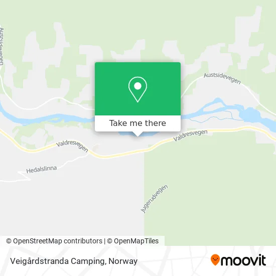 Veigårdstranda Camping map