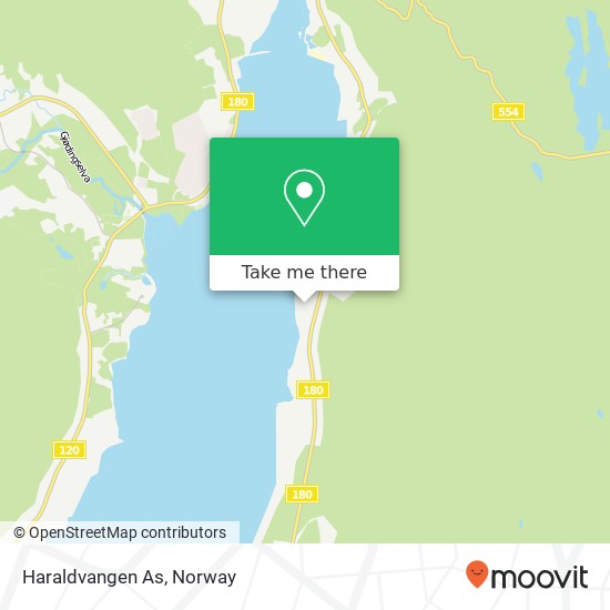 Haraldvangen As map