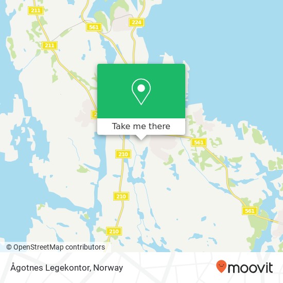 Ågotnes Legekontor map