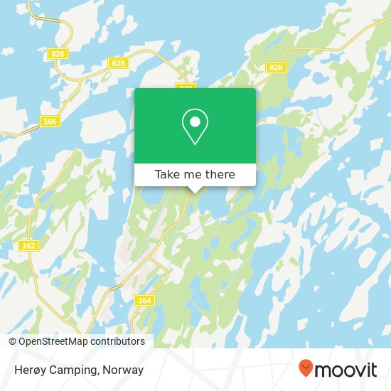 Herøy Camping map