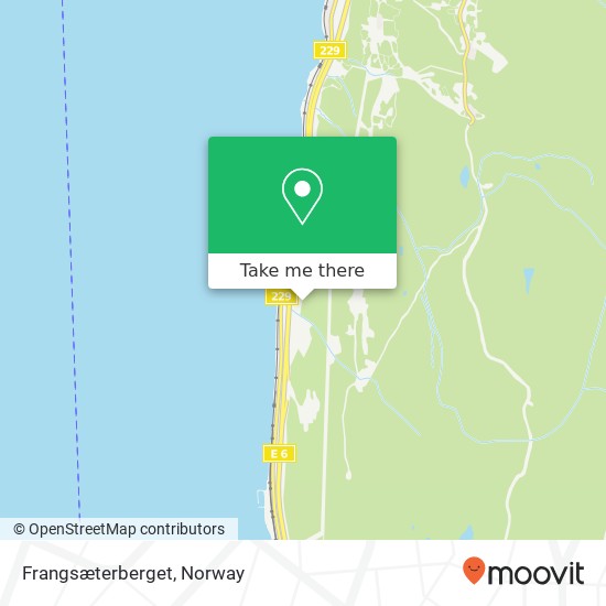 Frangsæterberget map