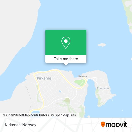 Kirkenes map