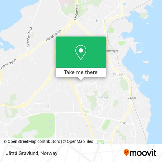Jåttå Gravlund map
