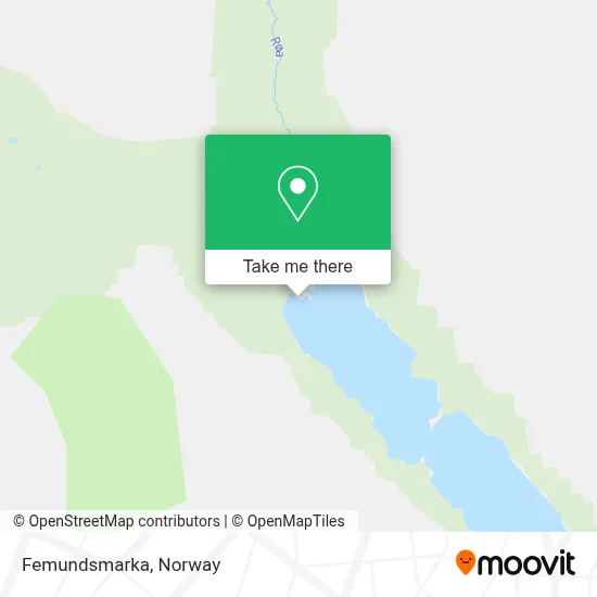 Femundsmarka map