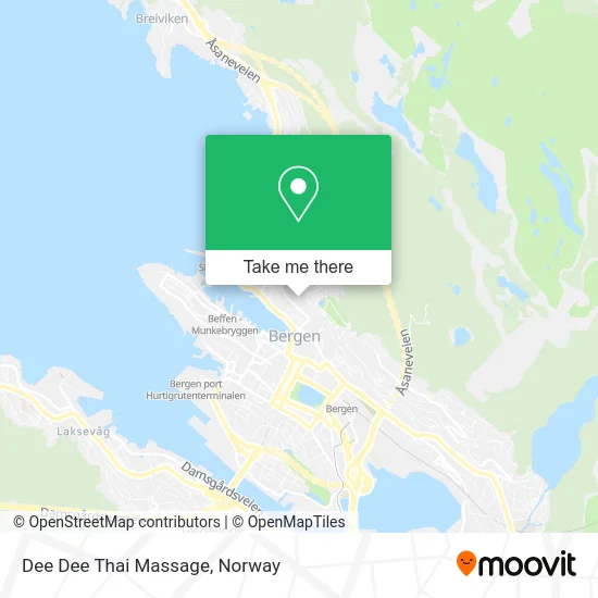 Dee Dee Thai Massage map