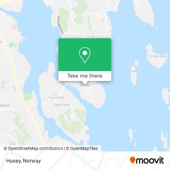 Husøy map