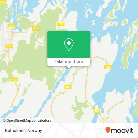 Båtholmen map