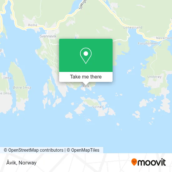 Åvik map