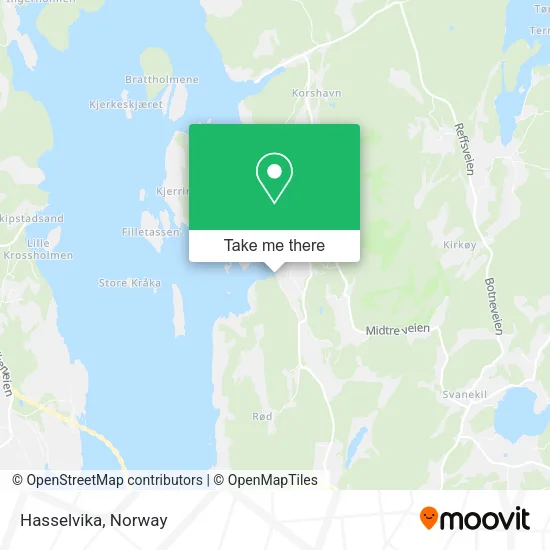 Hasselvika map