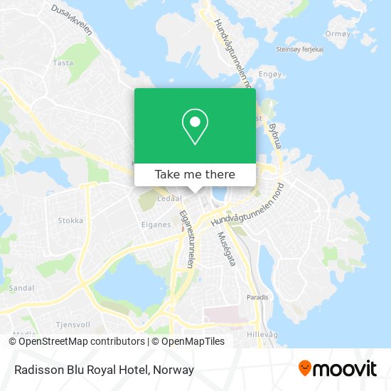 Radisson Blu Royal Hotel map