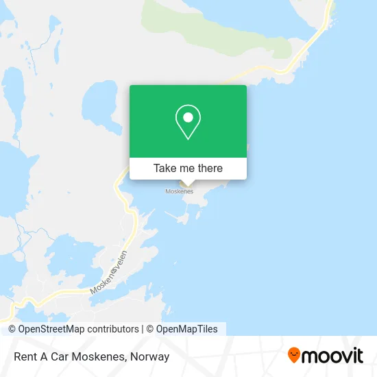 Rent A Car Moskenes map