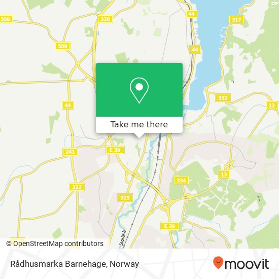 Rådhusmarka Barnehage map