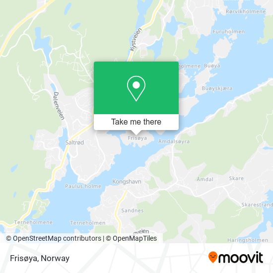 Frisøya map