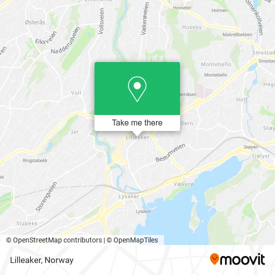 Lilleaker map