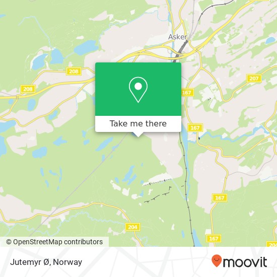 Jutemyr Ø map