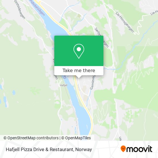 Hafjell Pizza Drive & Restaurant map