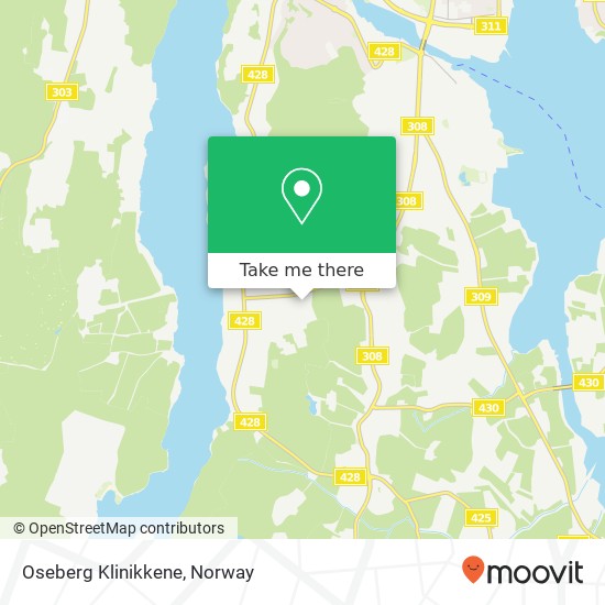 Oseberg Klinikkene map