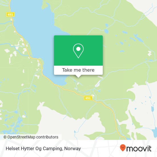 Helset Hytter Og Camping map