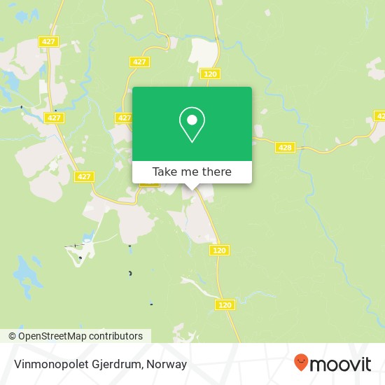 Vinmonopolet Gjerdrum map