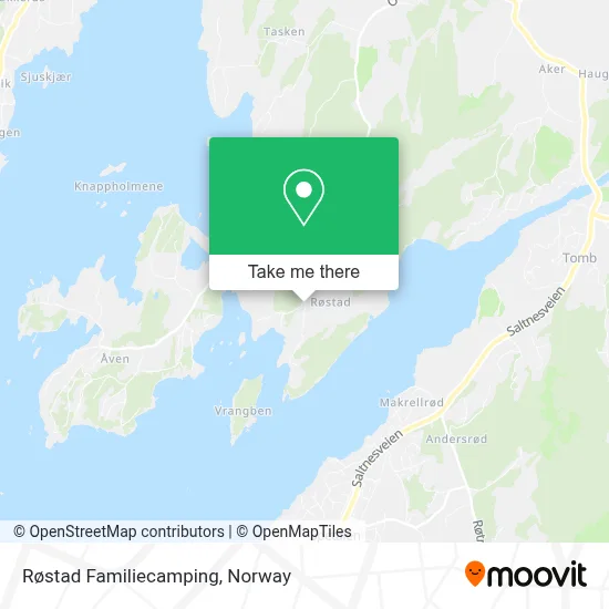 Røstad Familiecamping map