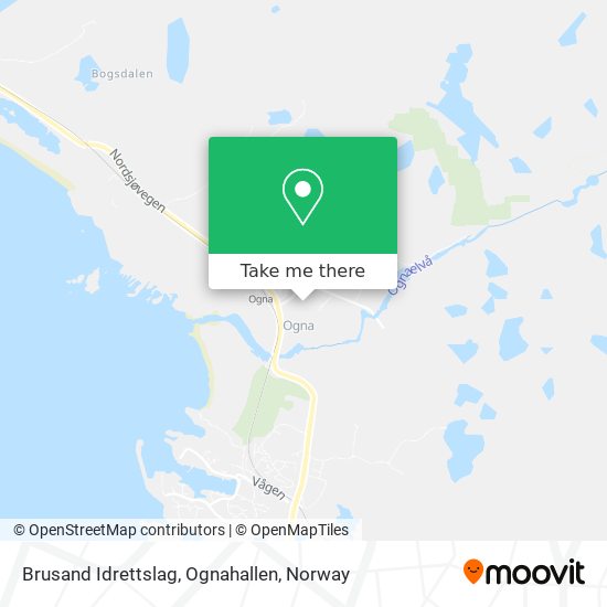 Brusand Idrettslag, Ognahallen map