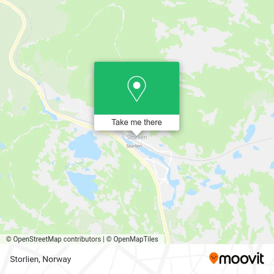 Storlien map