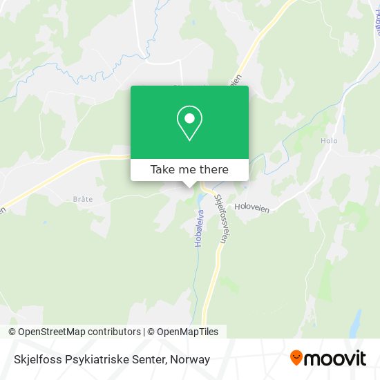 Skjelfoss Psykiatriske Senter map