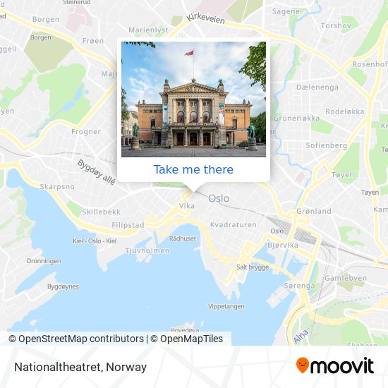 Nationaltheatret map