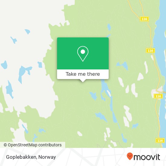 Goplebakken map