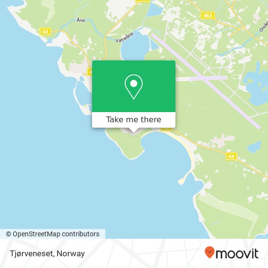 Tjørveneset map