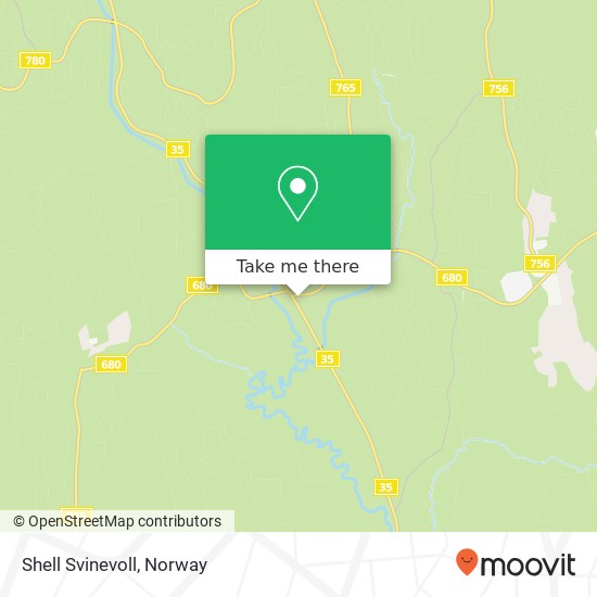 Shell Svinevoll map