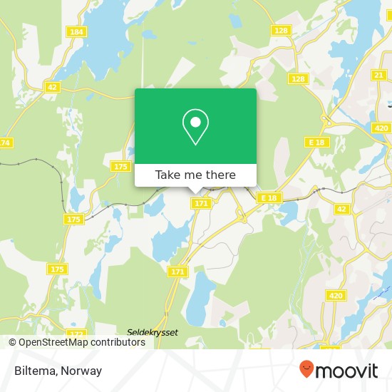 Biltema map