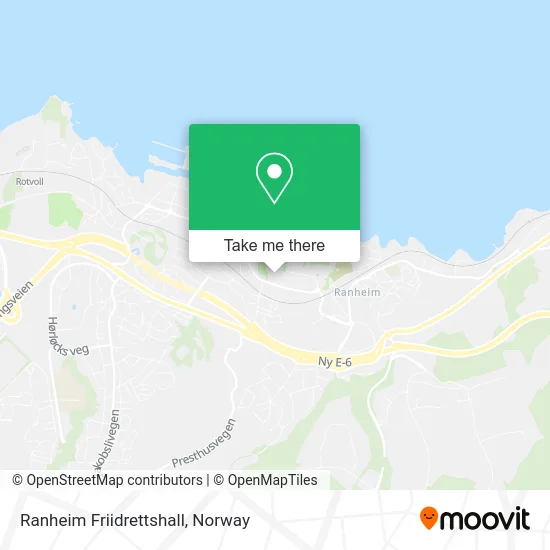 Ranheim Friidrettshall map