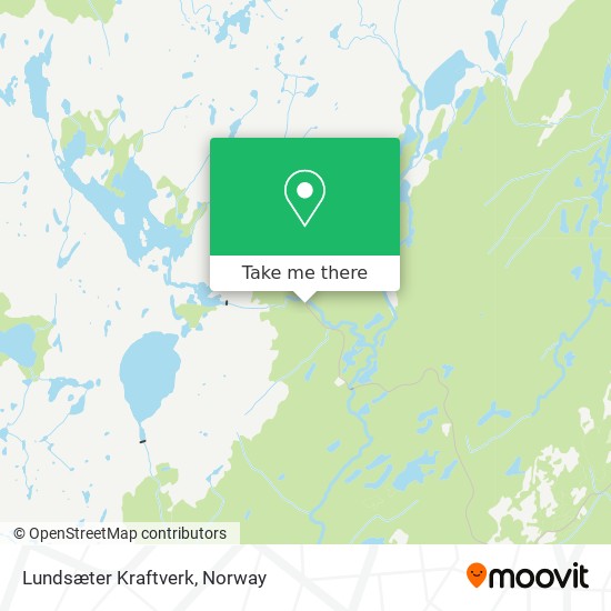 Lundsæter Kraftverk map