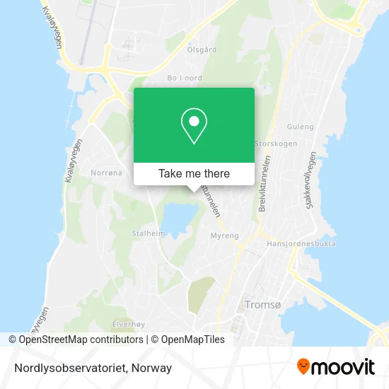 Nordlysobservatoriet map