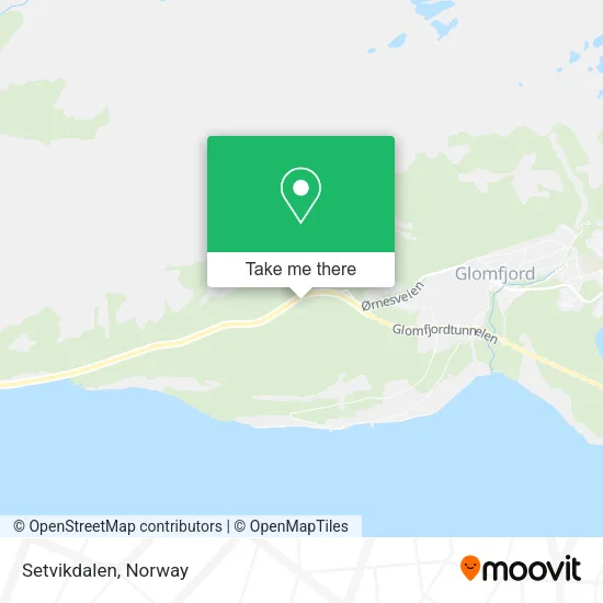 Setvikdalen map