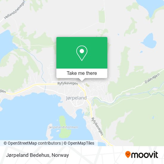 Jørpeland Bedehus map