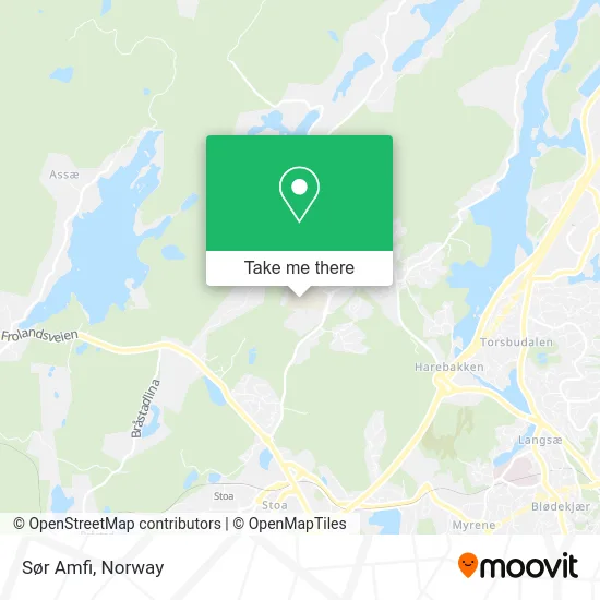 Sør Amfi map