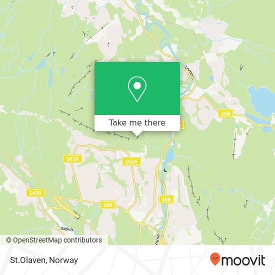 St.Olaven map