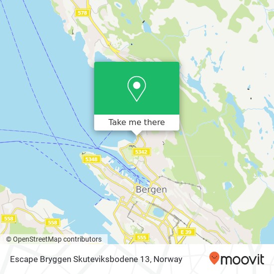 Escape Bryggen Skuteviksbodene 13 map